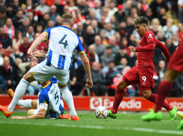 Firmino ghi 2 bàn vào lưới Brighton