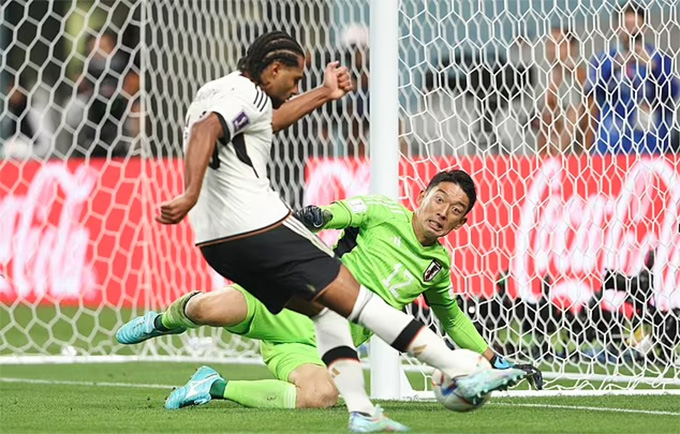 Kết quả Đức 1-2 Nhật Bản