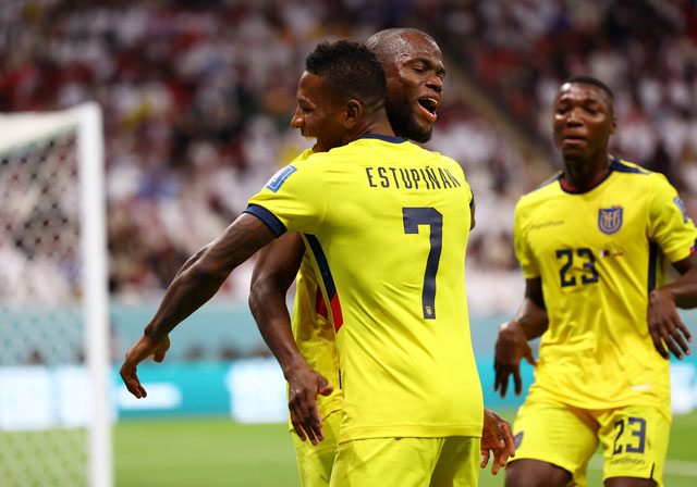 Kết quả Qatar 0-2 Ecuador